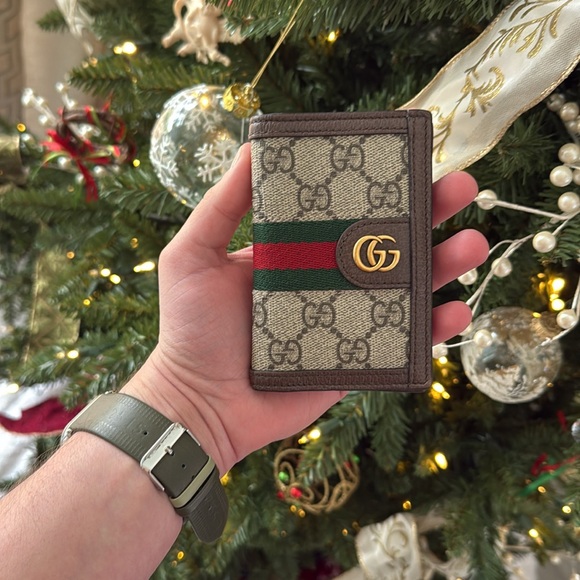 ⭐️NWT Gucci Supreme Wallet OPHIDIA CARD CASE Authentic from Jacksonville, FL - Picture 1 of 12